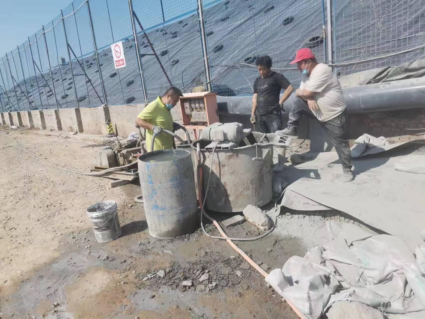 饶河袖阀管注浆